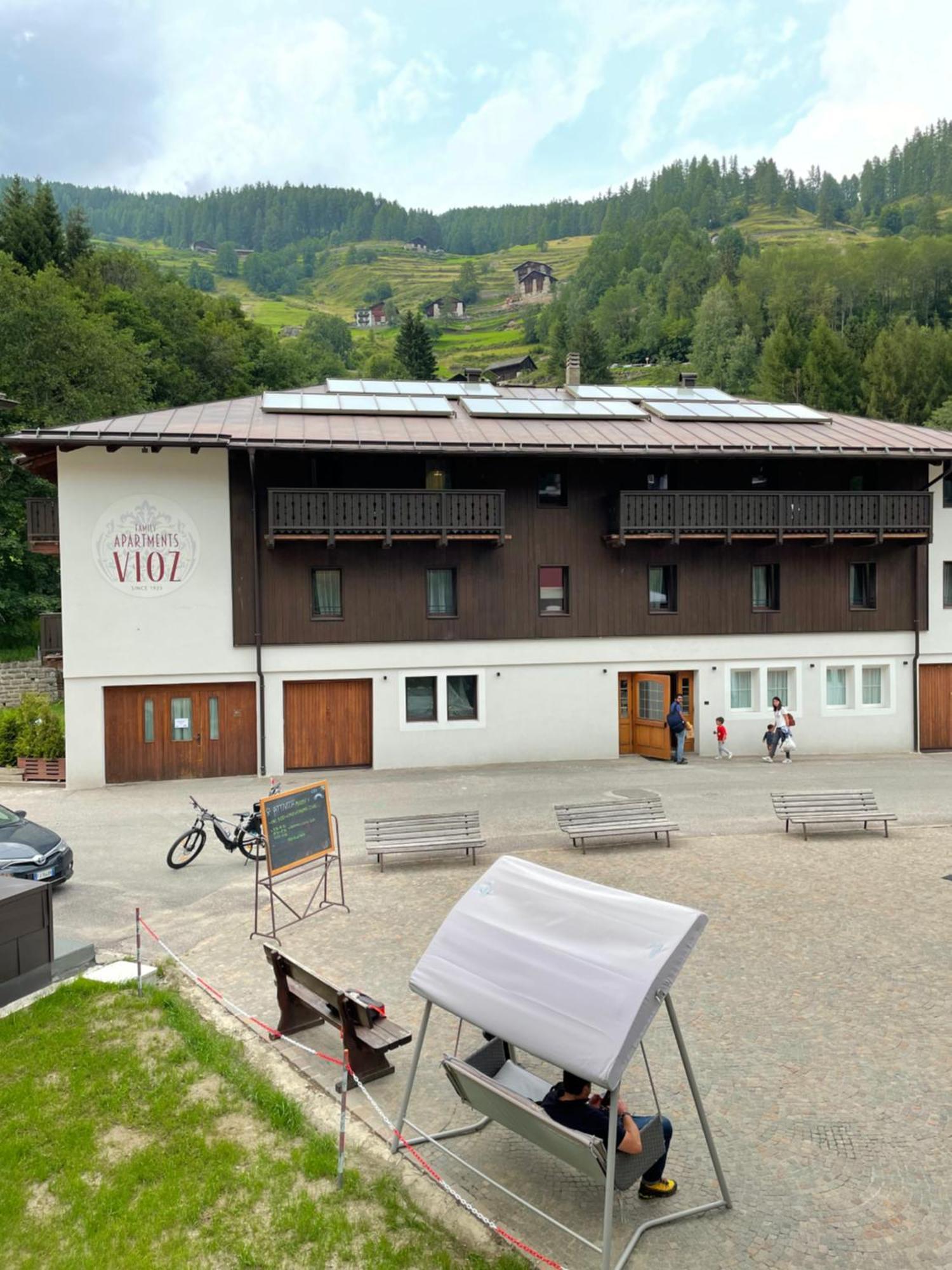 Baita Vioz Peio Fonti Bagian luar foto