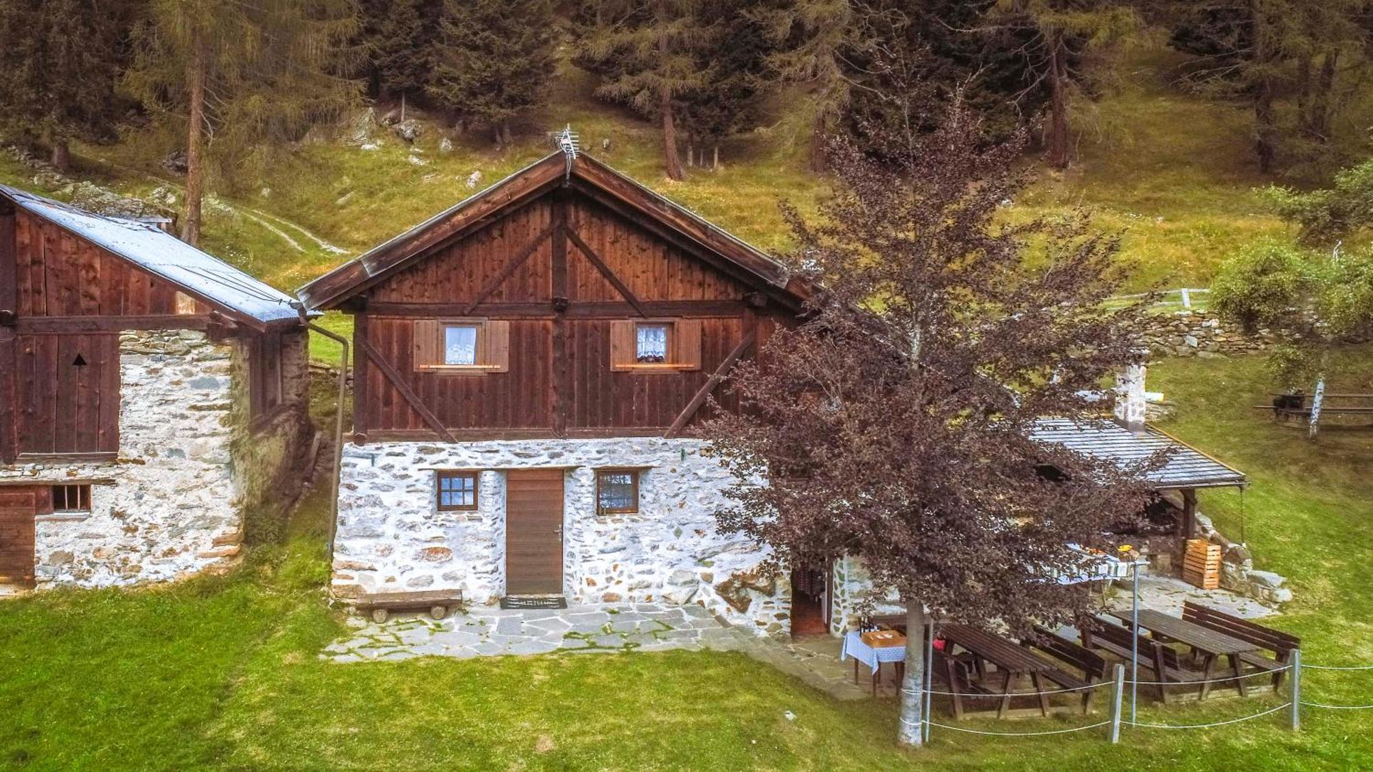 Baita Vioz Peio Fonti Bagian luar foto